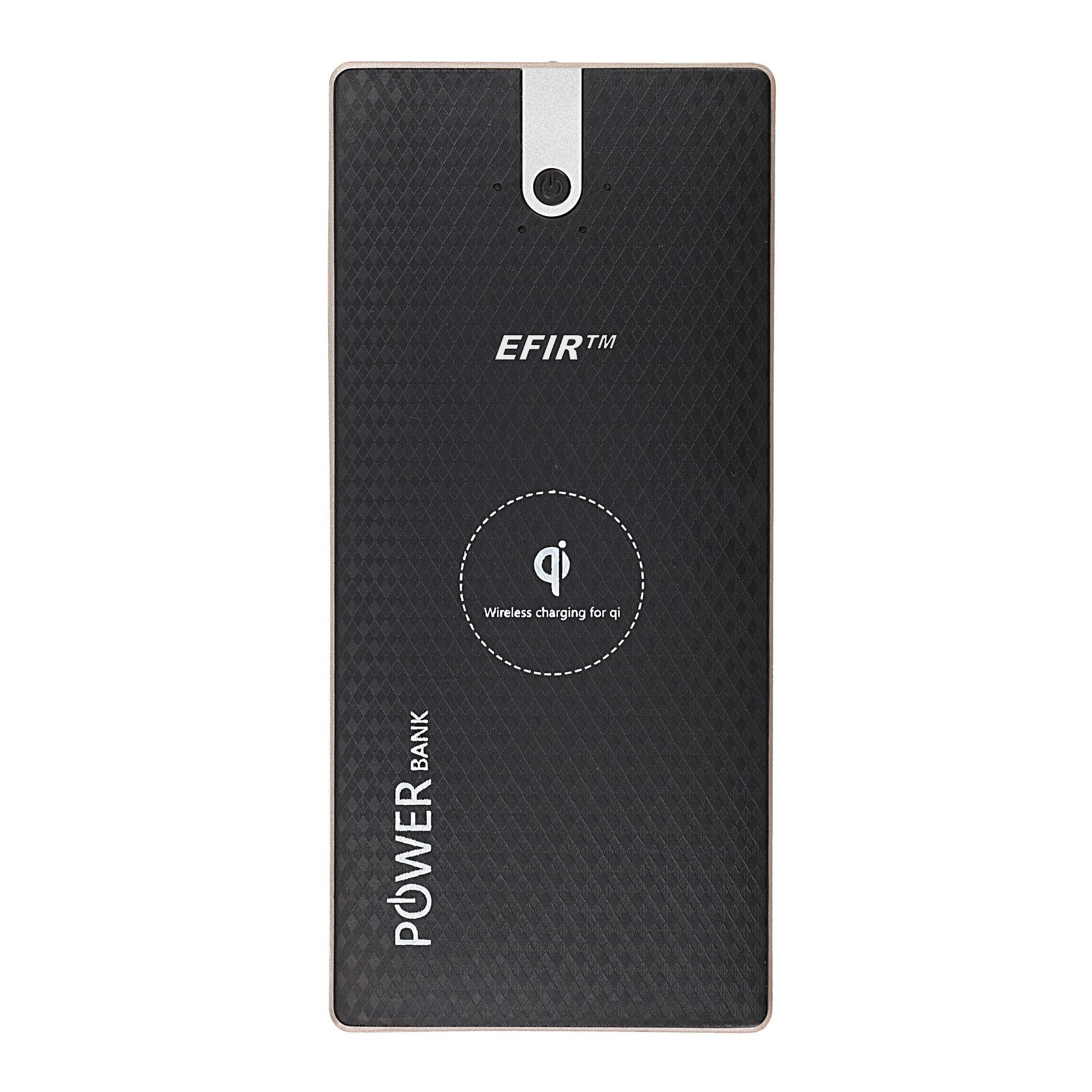 Беспроводной Qi power bank УМБ EFIR PB 8000 mAh Black (MNA31EC121036) -  Micotrade